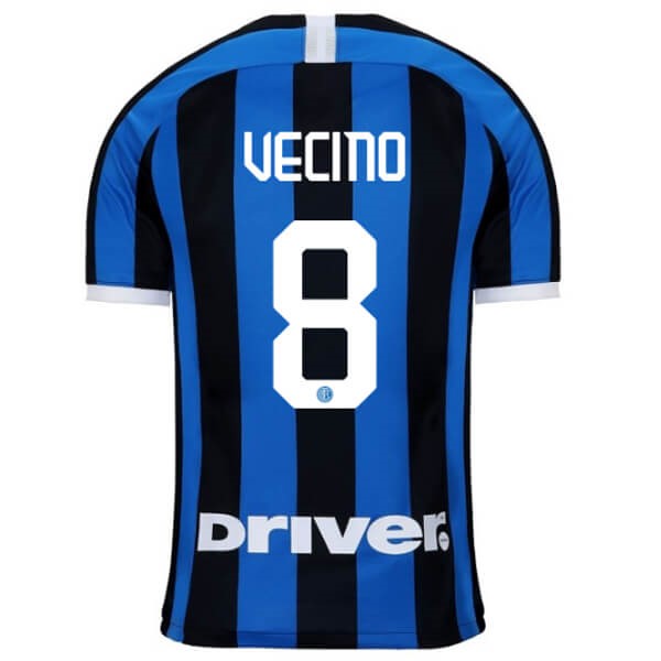 Replicas Camiseta Inter NO.8 Vecino 1ª 2019/20 Azul